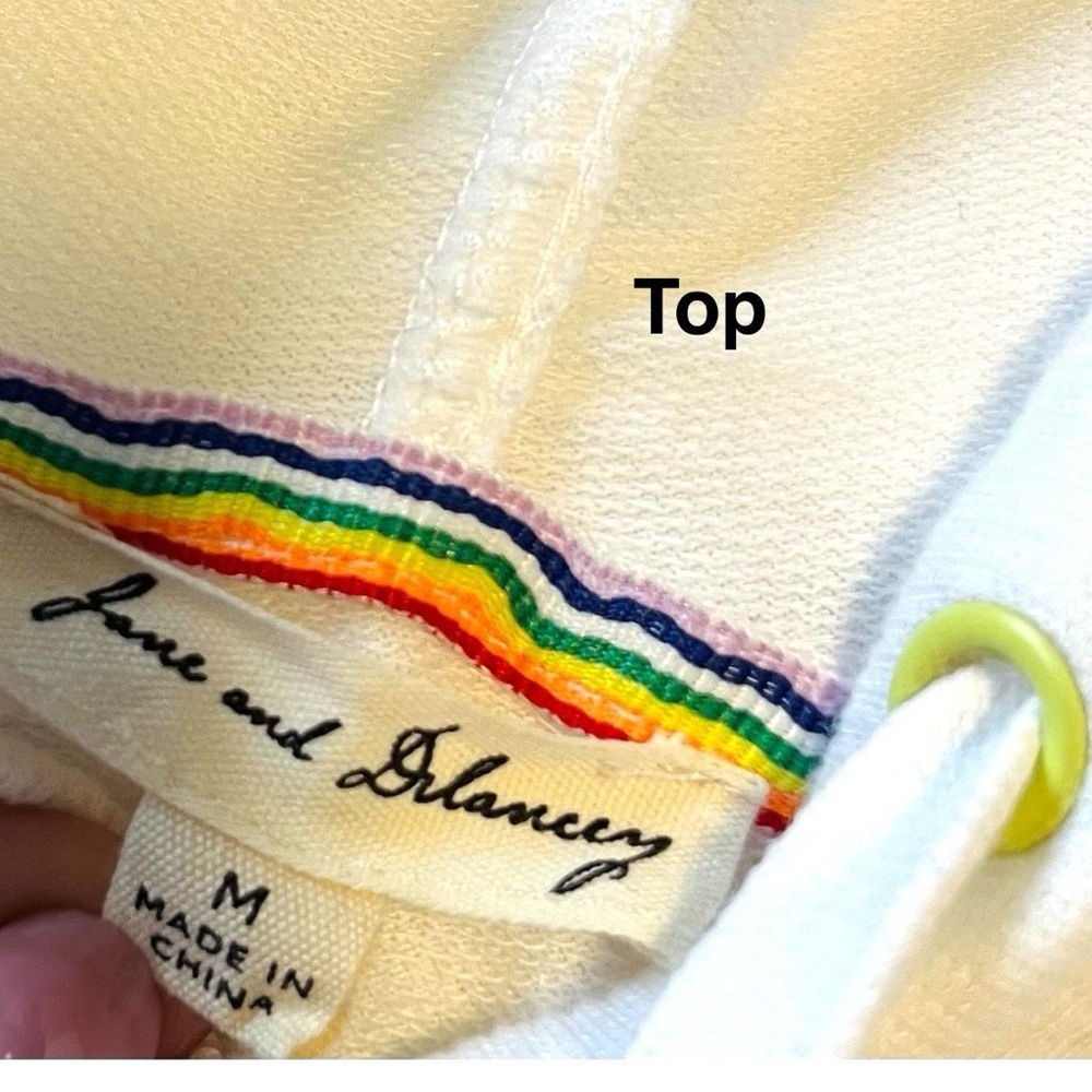 JANE AND DELANCEY Shorts And Hoodie Set With Rainbow Trim - Picture 7 of 8